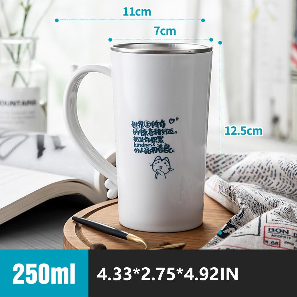 Cốc Uống Nước Bằng Thép Không Gỉ Đa Năng Có Tay Cầm Có Thể Tái Sử Dụng