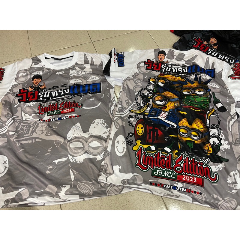 Mới Áo Thun In Hình BADBOY / NOBITA / JRP / MINIONS / APICHART Thái Chất Lượng Cao