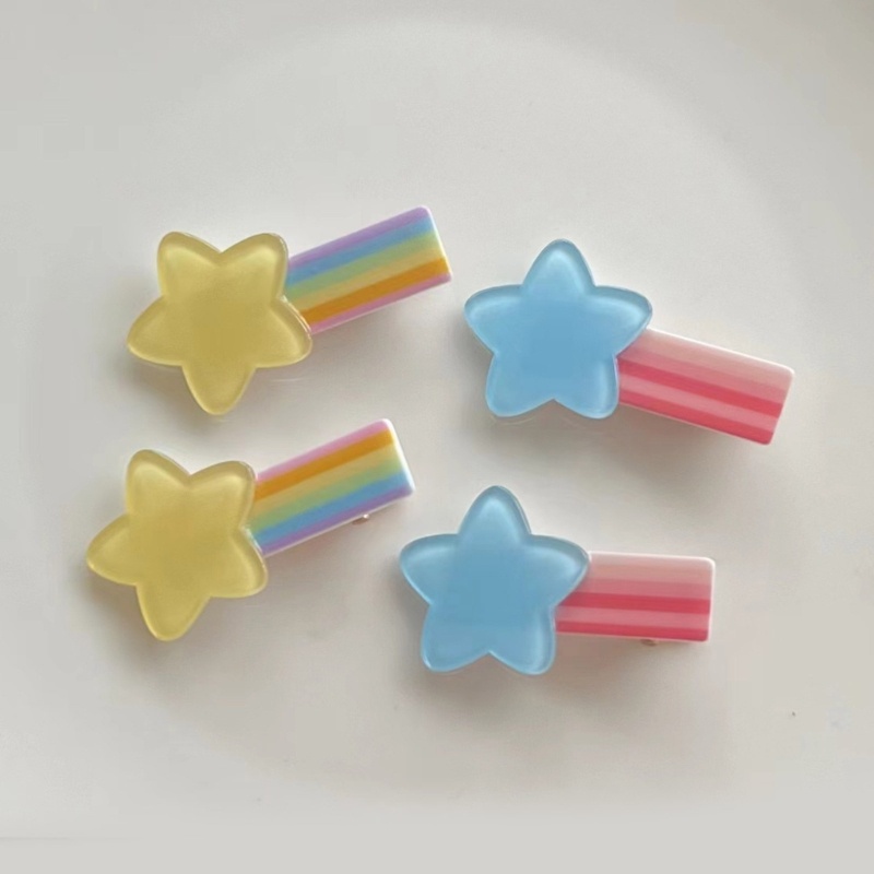 Kẹp Tóc Hình Ngôi Sao Mỏ Vịt Dễ Thương Thời Trang Xuân Hè Cho Bạn Gái
