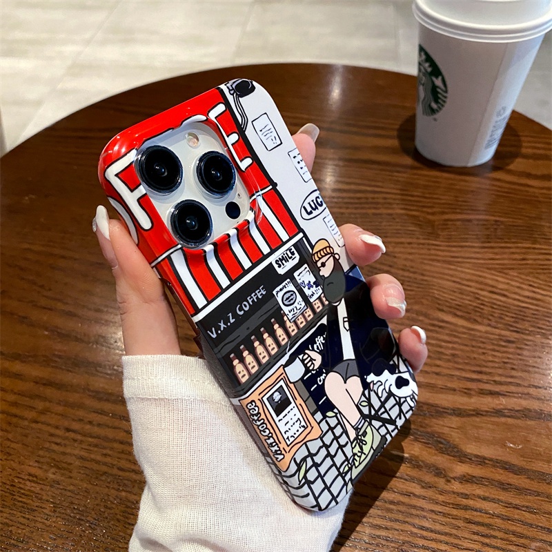 Ốp Điện Thoại Cứng Phong Cách Âu Mỹ Cho iphone X Xs Xr Xsmax 11 11ProMax 12 12Pro 12ProMax 13 13Pro 14 14Pro 14Plus 14ProMax