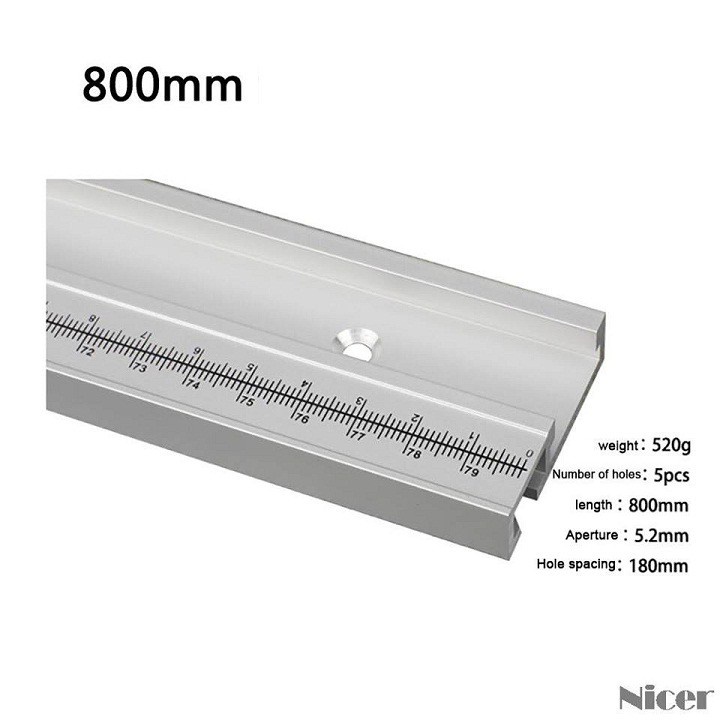 Thanh ray trượt bàn cưa có thước đo cao cấp giá tốt