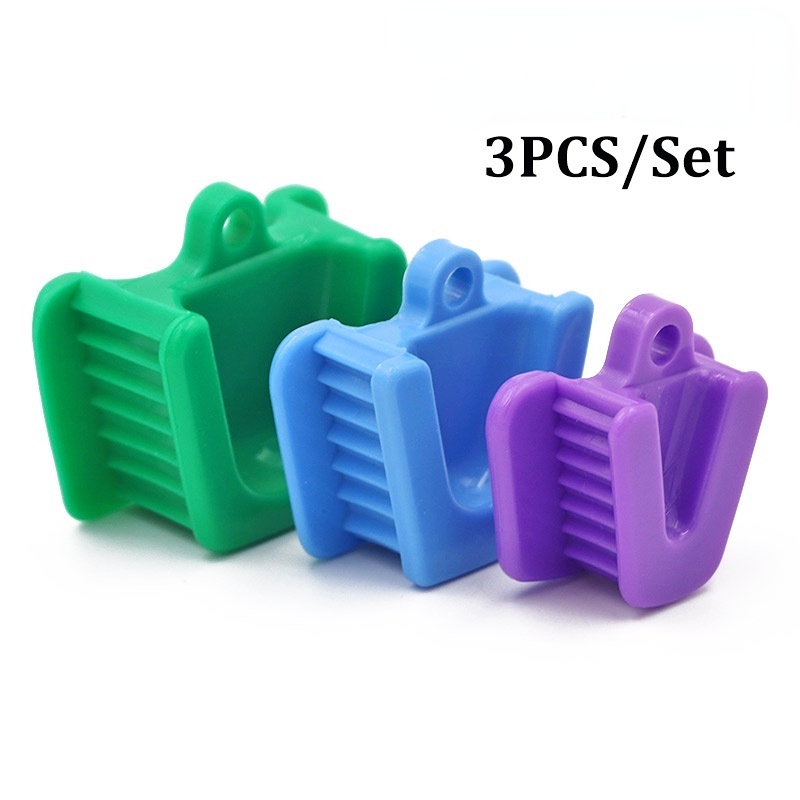Set 3 Đệm Cao Su Ngậm Miệng Chuyên Dụng Cho Nha Khoa