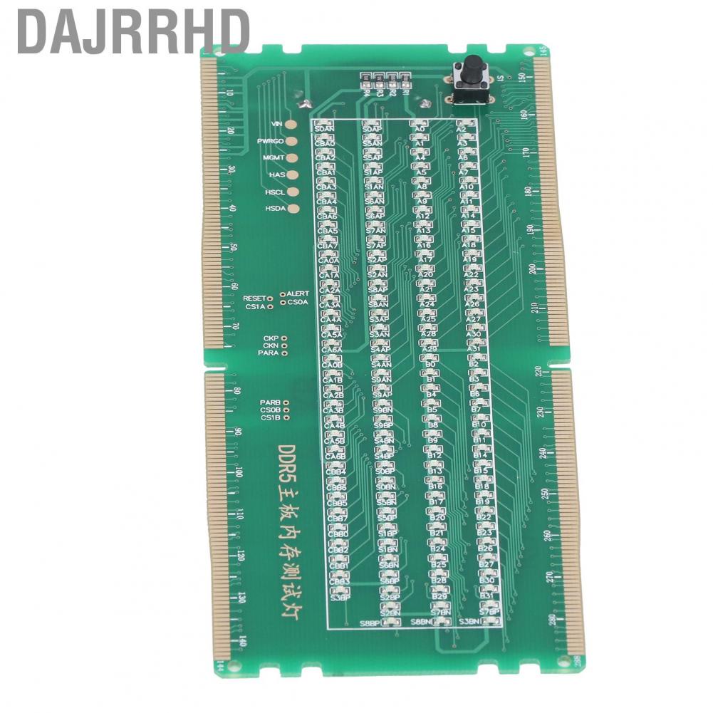 Dajrrhd DDR5 Desktop Mainboard Test Card Memory Slot Tester Board With Light