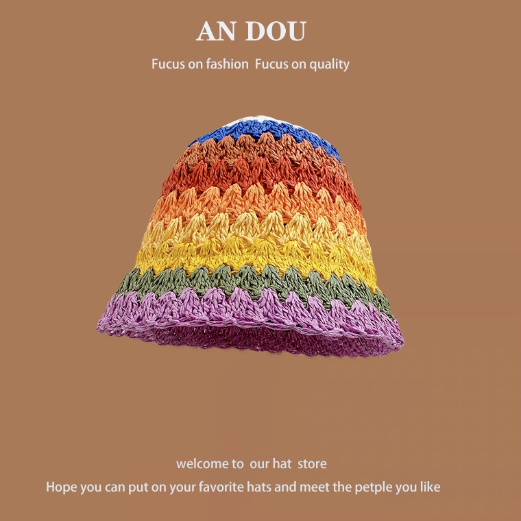 Nón Tai Bèo Đan Cói Thoáng Khí Thời Trang Mùa Hè Dành Cho Nữ