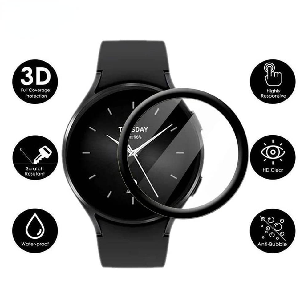 1/2/3Pcs xem phim bảo vệ Dành Cho Đồng Hồ Xiaomi S2 42MM 46MM HD Chống Trầy Xước 3D Phim Tổng Hợp Đồng Hồ Thông Minh Thay Thế Tấm Bảo Vệ Màn Hình Phụ Kiện
