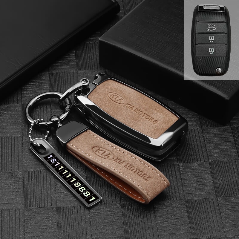 Vỏ Bọc Chìa Khóa Điều Khiển Từ Xa Bằng Hợp Kim Kẽm Cho Kia K3 K4 K5 KX3 KX5 KX7 Rio Rio5 Sportage R Forte 2018 Ceed Cerato Optima Picanto ForteSorento QL