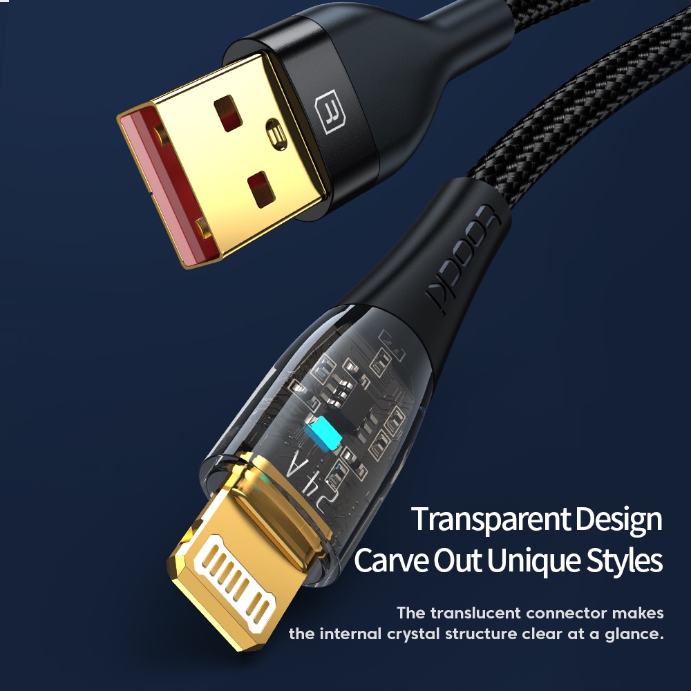 Dây Cáp Sạc Nhanh 12W 2.4A USB-10S Cho 11 12 13por