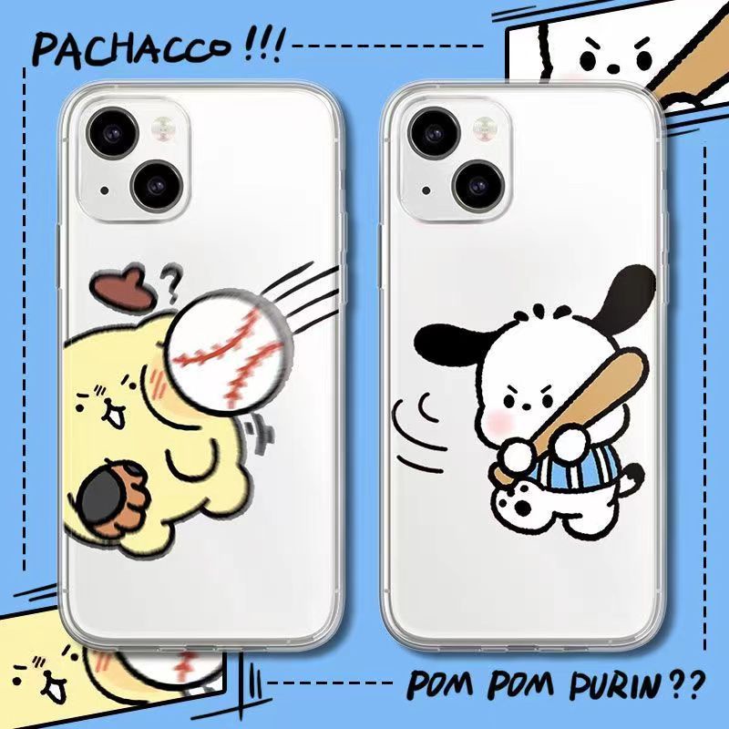 ✅Ốp Điện Thoại Họa Tiết Pacha Dog Pudding Phong Cách Đường Phố Cho iPhone 14Promax 11 / 12 13 / 8 / Xr