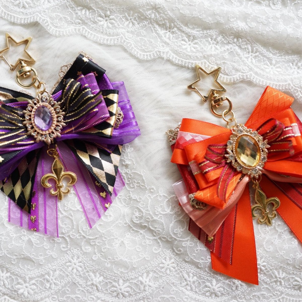 Móc Khóa Hình Nơ Ấn Tượng Phụ kiện túi xách, nơ, mặt dây chuyền, móc khóa