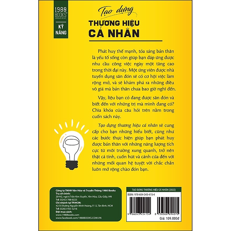 Sách Tạo Dựng Thương Hiệu Cá Nhân