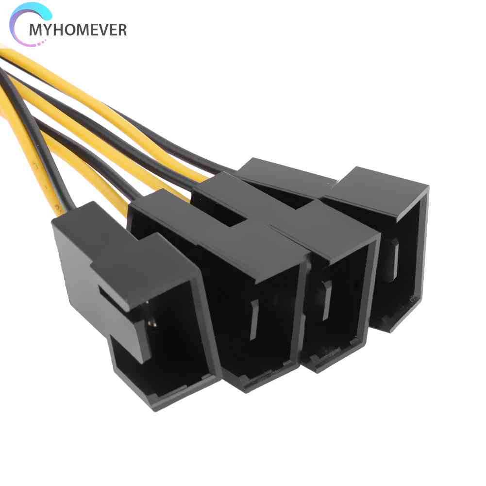 Quạt TảN NhiệT CPU MáY TíNh 3Pin, Chia 1 Sang 4 CổNg