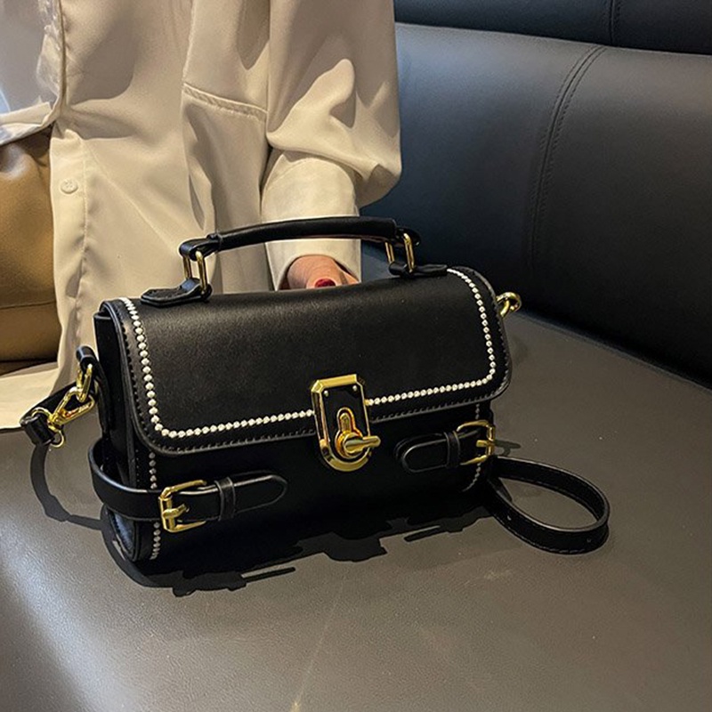 Túi đeo chéo IELGY dáng vuông nhỏ phong cách Pháp thời trang cao cấp cho nữ