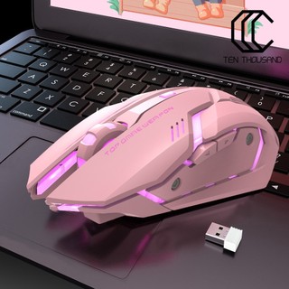 [TT]☼T1 Ergonomic 2.4G Rechargeable Silent Backlit USB Optical Wireless Gaming Mouse