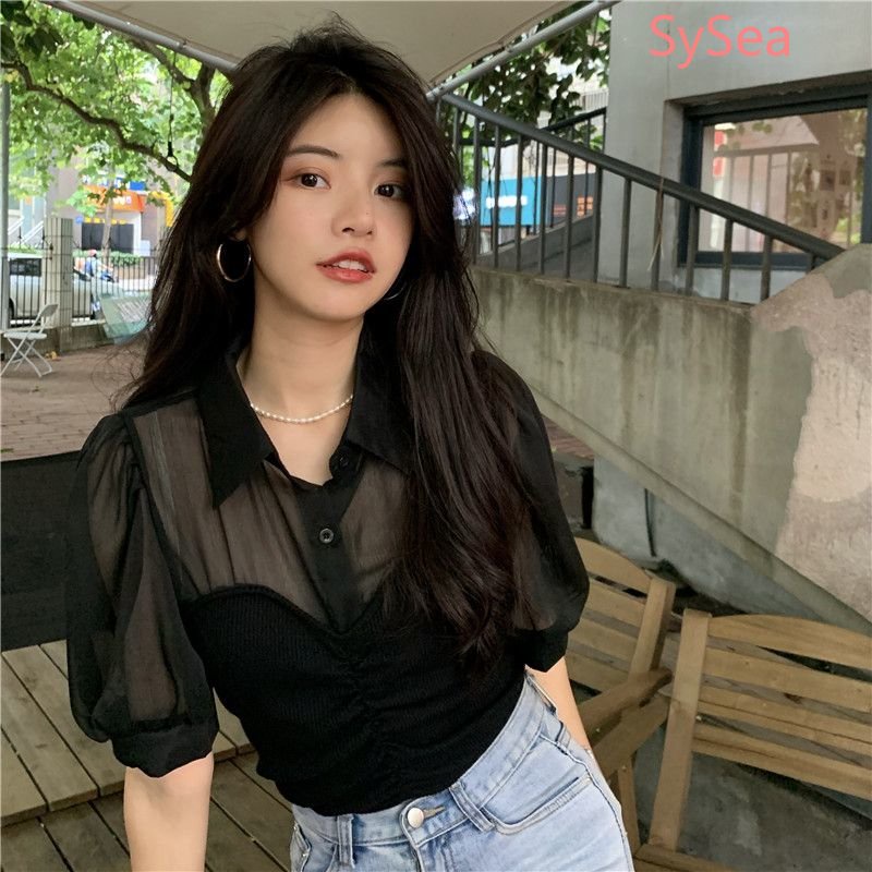 Áo Sơ Mi Voan Thời Trang Mùa Hè Pháp Dành Cho Nữ