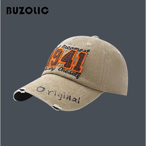 Mũ Lưỡi Trai Thêu Họa Tiết Phong Cách retro Hàn Quốc 1941