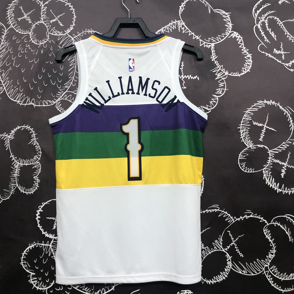 Áo Thun Đen Đội Tuyển Bóng Rổ Orleans Pelicans Zion Williamson 2023nba
