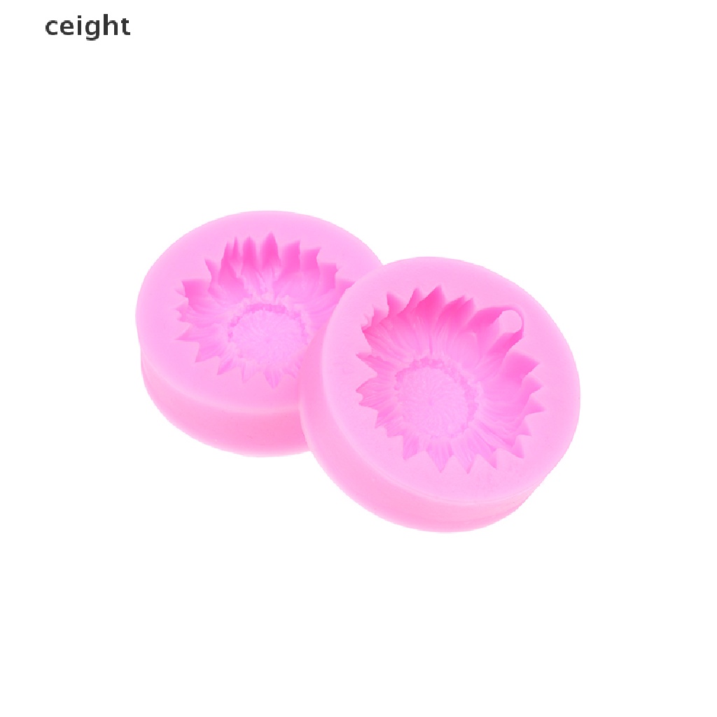 1 Khuôn Silicon Làm Xà Phòng Hình Hoa Hướng Dương 3D DIY