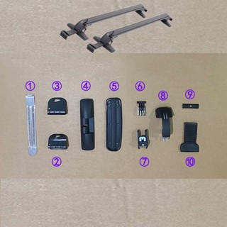 phụ kiệnThanh giá nóc ngang loại móc cửa  TN01 ⚡ GIÁ SỐC ⚡ thay thế dễ dàng