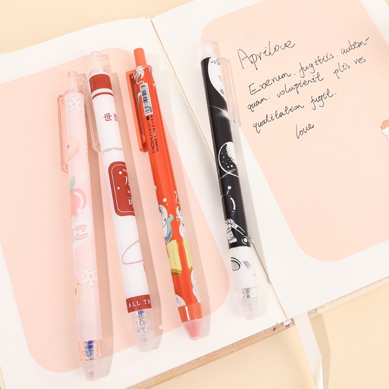 Bút Mực Gel Ngòi 0.5mm Họa Tiết Hoạt Hình Dễ Thương