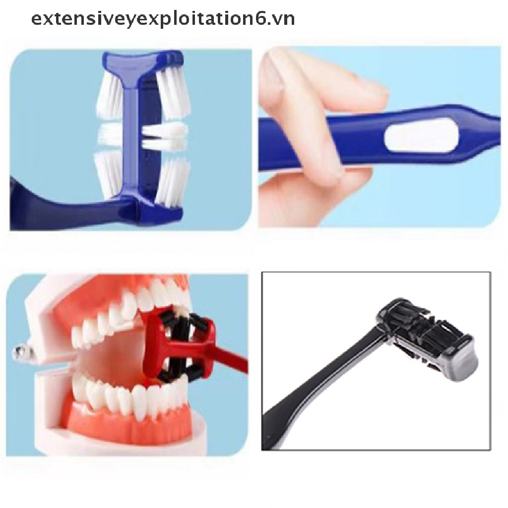 Bàn Chải Đánh Răng 6 Mặt Lông Mềm Cho Người Lớn