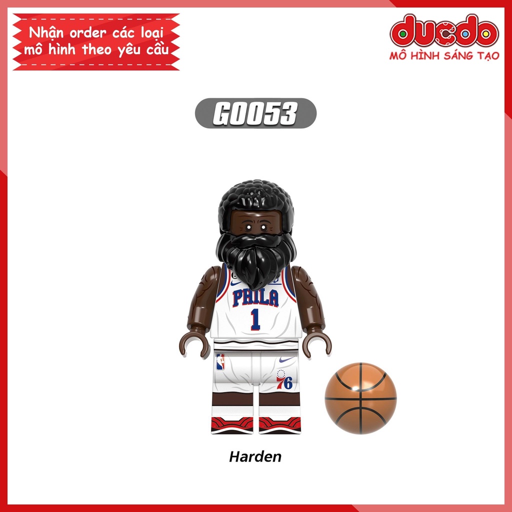 Minifigures các siêu sao bóng rổ NBA - Đồ Chơi Lắp Ghép Xếp Hình Mini Mô hình Iron Man XINH G0107