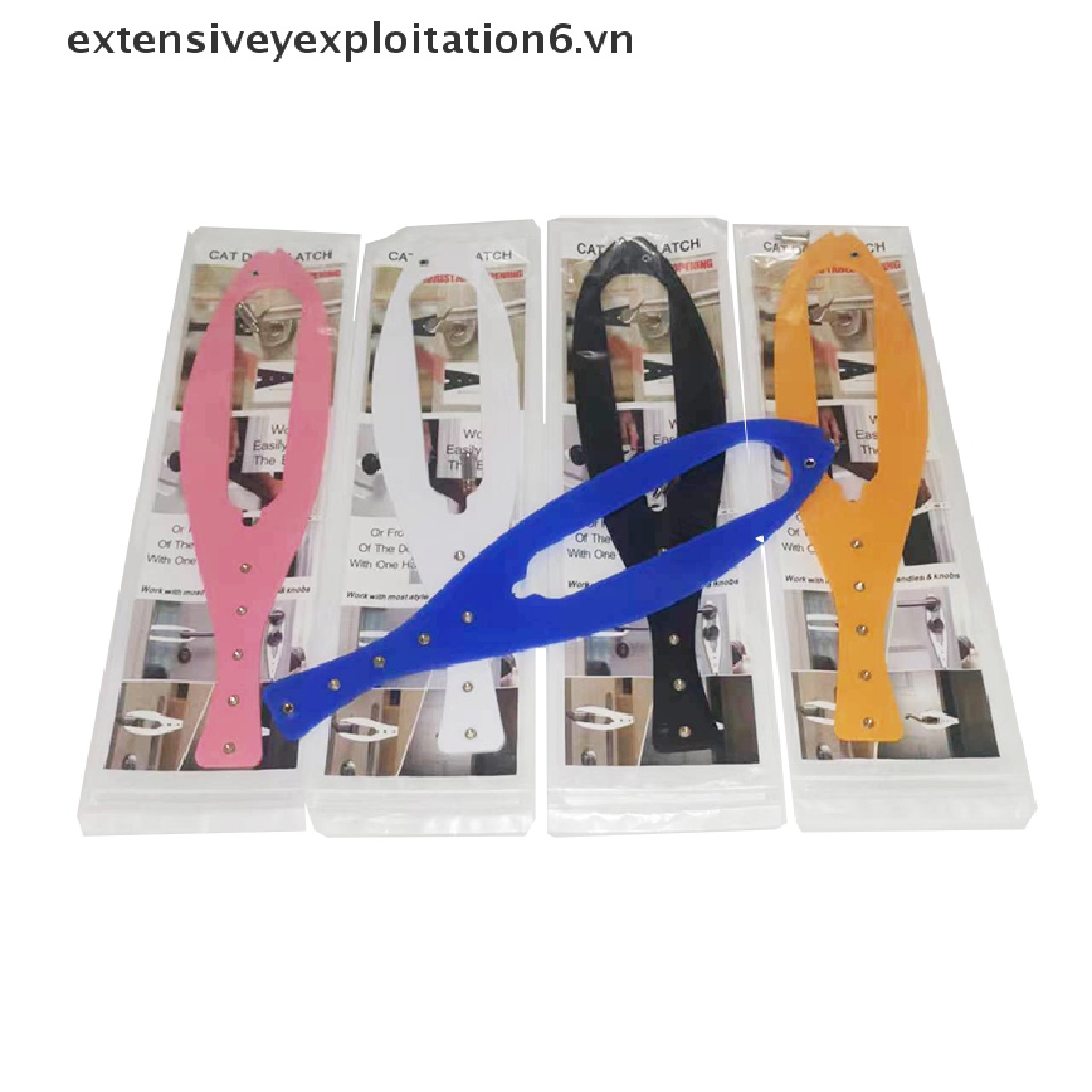 Chốt Cửa Kèm Giá Đỡ Cho Thú Cưng Chó Mèo Tiện Dụng