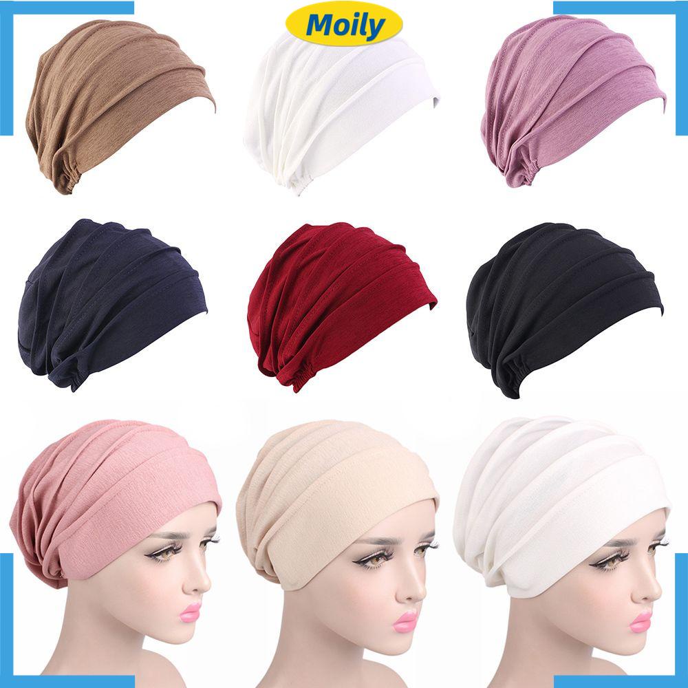 Mũ Trùm Đầu Co Giãn Giữ Ấm Khi Ngủ Cho Nữ