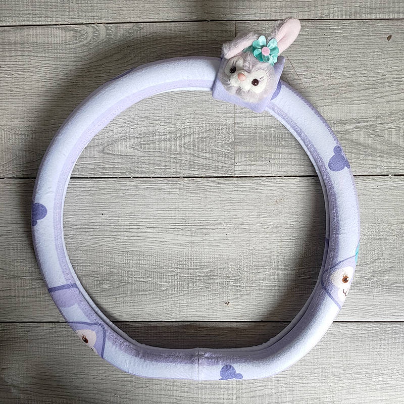 Car Electric Vehicle Steering Wheel Safety Belt Cover Car Decoration Kit Rearview Mirror Stellalou Car Decoration Car Interior Decoration lTp7