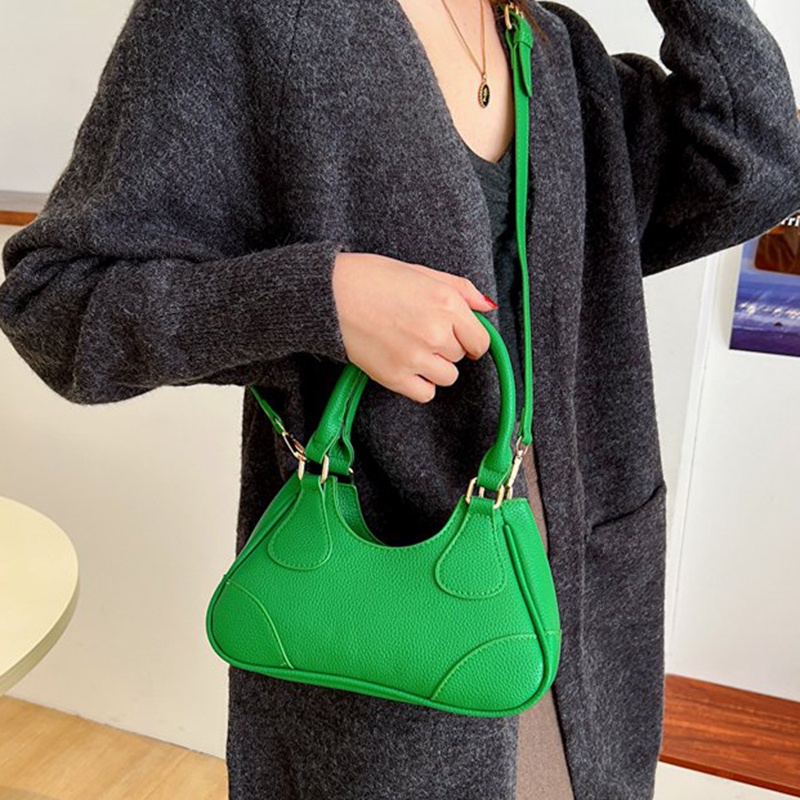 Ielgy niche Túi Xách Đeo Vai Màu Trơn Phong Cách Nước Ngoài Cao Cấp