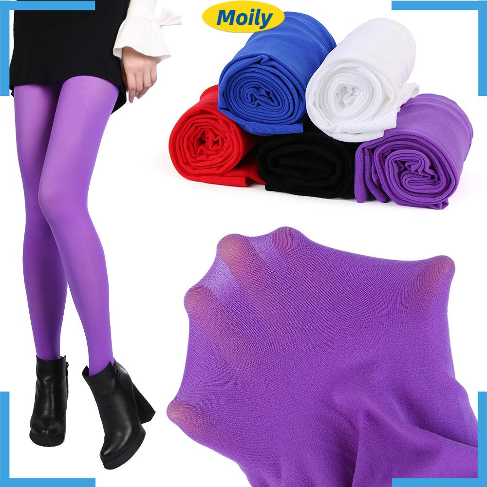 Moilyvn Quần Tất Dày Màu Trơn Mờ Gợi Cảm Cho Nữ