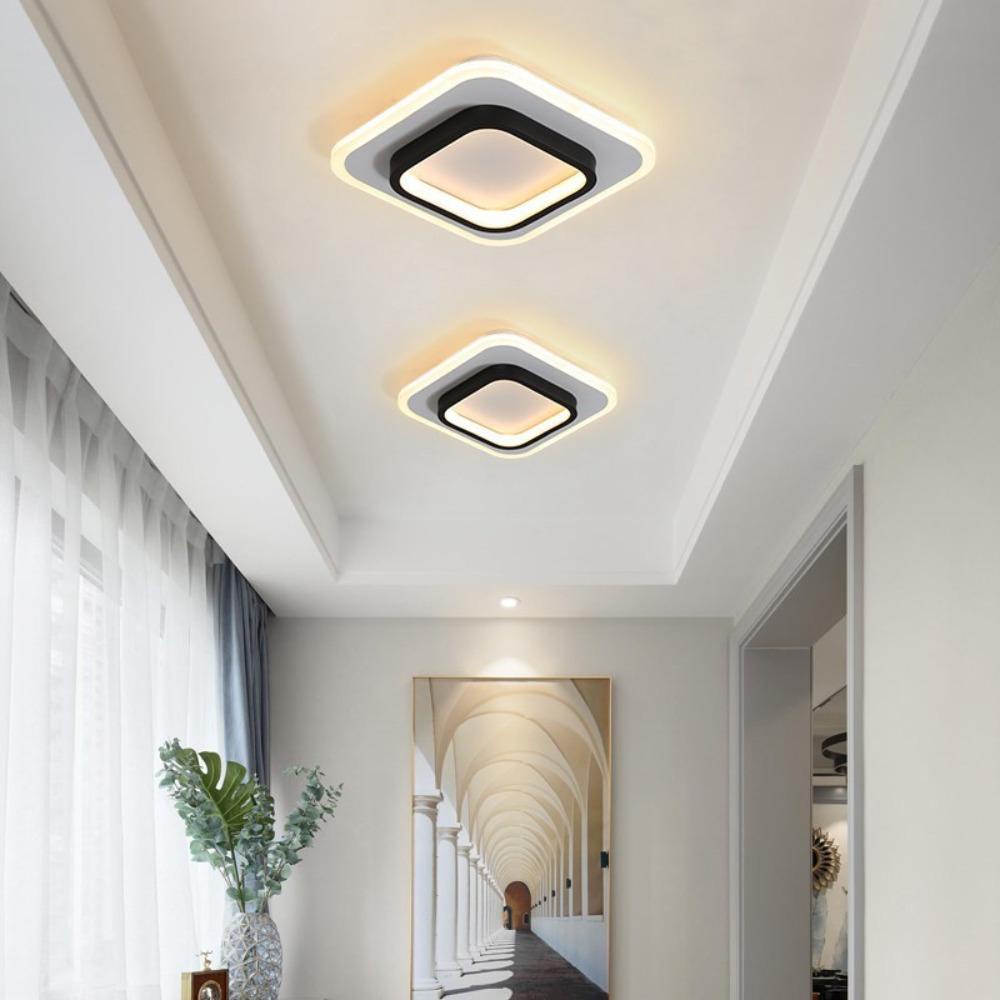 YANN1 Đèn Led Gắn Trần Nhà Ánh Sáng Trắng Đen Hiện Đại