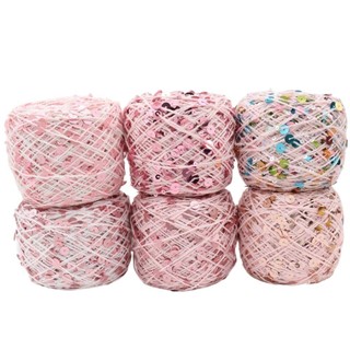 Cuộn Chỉ Len Đính Kim Sa Lấp Lánh