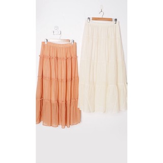 Váy Blu.Pepp3r dáng maxi xòe 2 lớp
