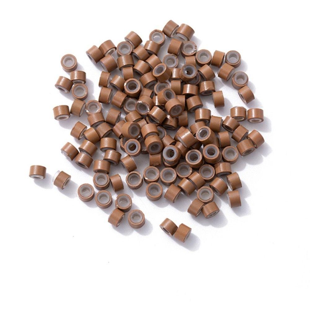 Set 500 Vòng Nối Tóc Bằng Silicon 5mm Thời Trang
