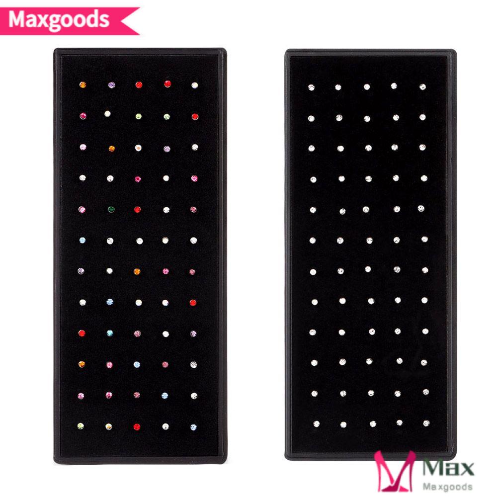Bộ 60 Thẻ Bài MAXG Tối Đa 60 Cái|Bộ Khuyên Mũi Nhỏ Bằng Thép Không Gỉ