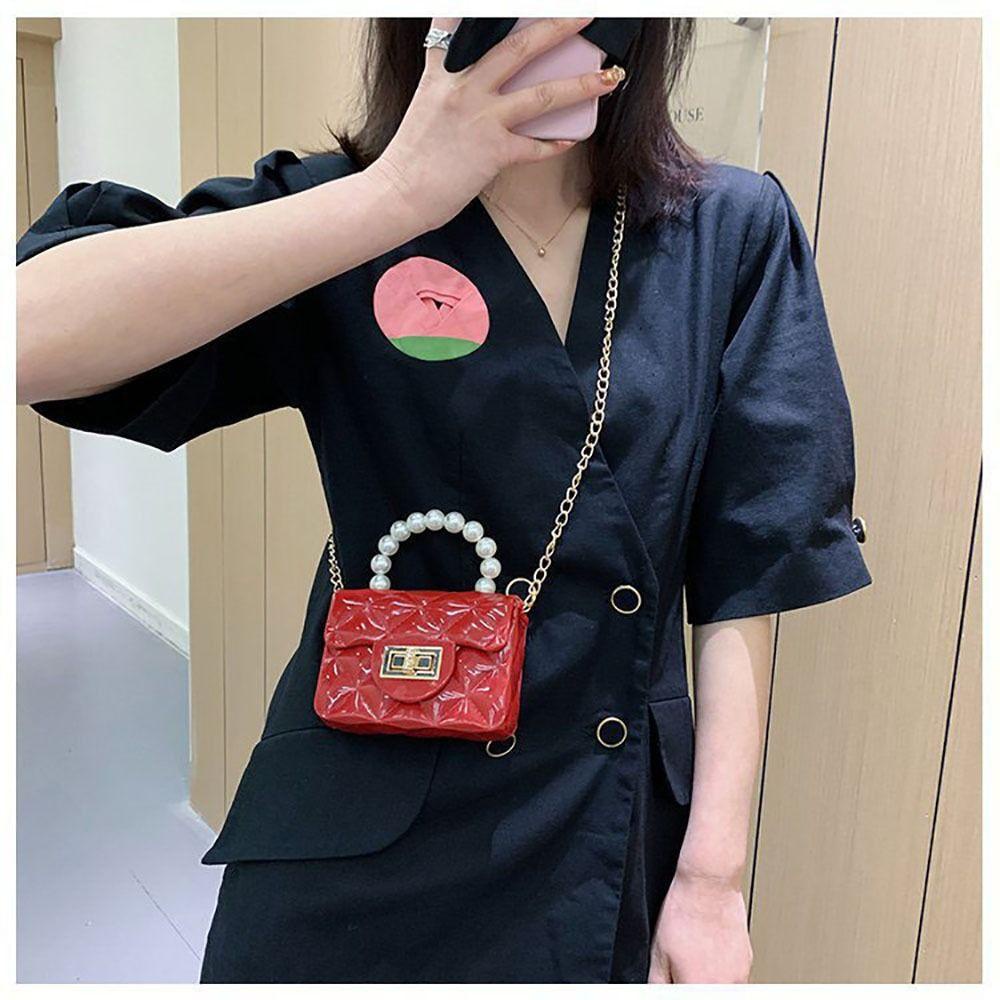 KENT1 Túi Xách Nhựa Thời Trang Cá Tính Xinh Xắn Cho Nữ