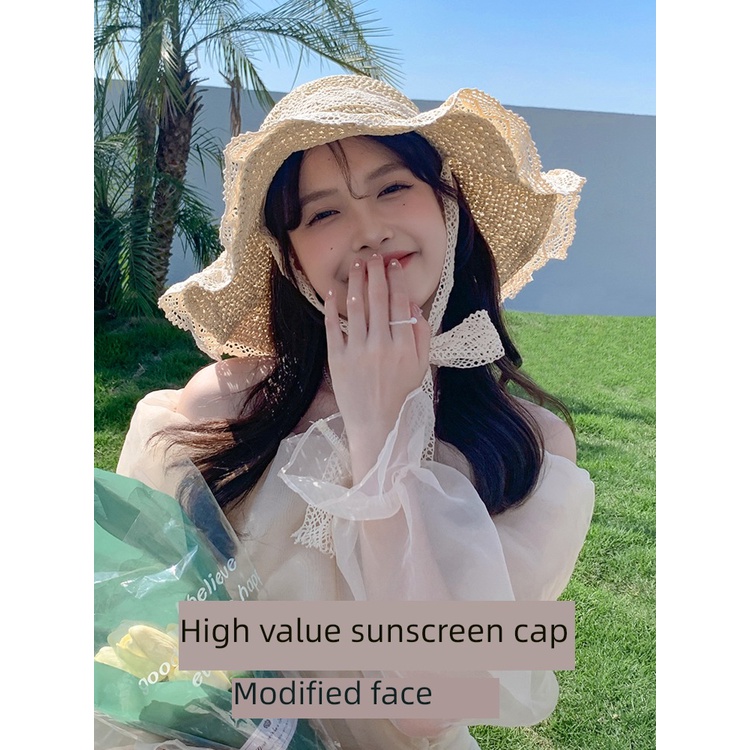 Nón Tai Bèo Rộng Vành Che Nắng Chống Tia Cực Tím Gấp Gọn Thời Trang Nữ Dạo Phố Sành Điệu