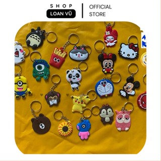 [Tặng Kèm] Móc Khoá Silicon Nhiều Hình Ngộ Nghĩnh