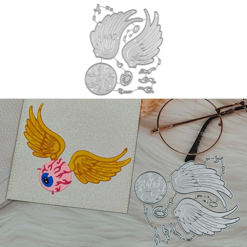 Khuôn Cắt Giấy Kim Loại Hình Đôi Cánh