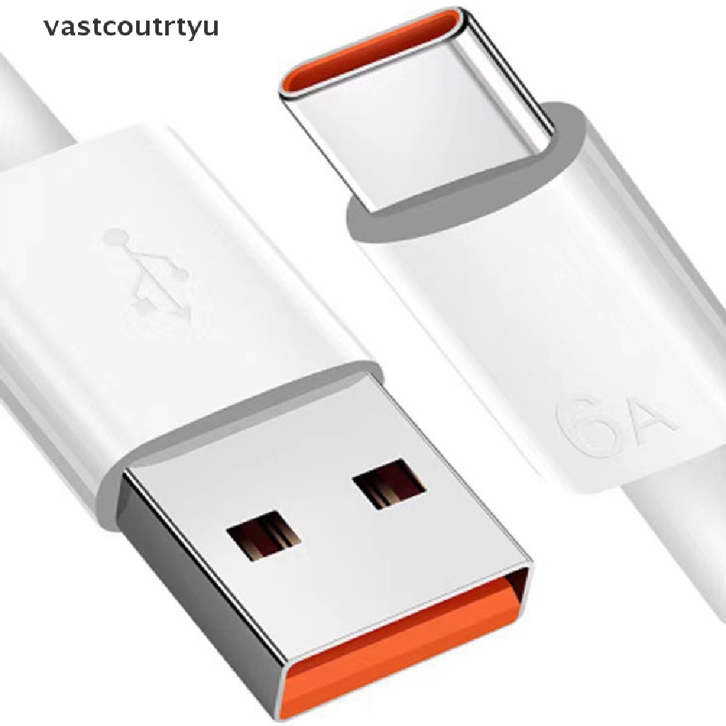 Dây Cáp Sạc Nhanh USB Loại c 2M 6A 66W Cho xiaomi Samsung Huawei
