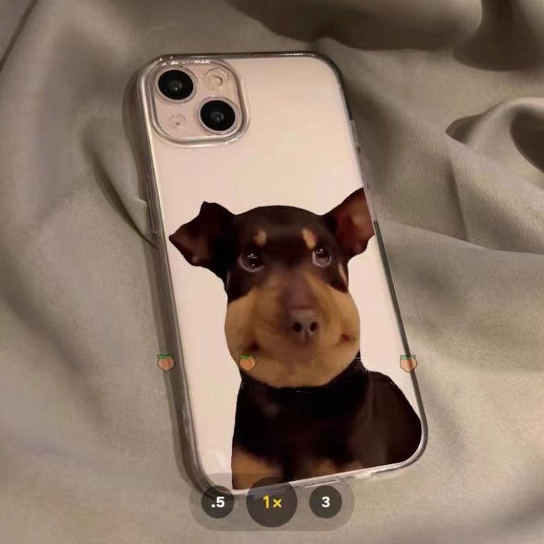 ✅Ốp Điện Thoại Silicon Mềm Màu Trong Suốt Hình Chú Cún NGX7 Cho iPhone 14 / 13promax 12 11 xs / xr 8Pin