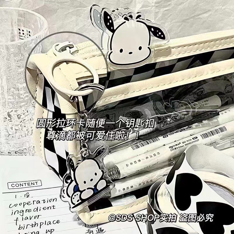 1 Hộp Bút Trong Suốt Cỡ Lớn Phong Cách Nhật Bản Dành Cho Nữ Ốp