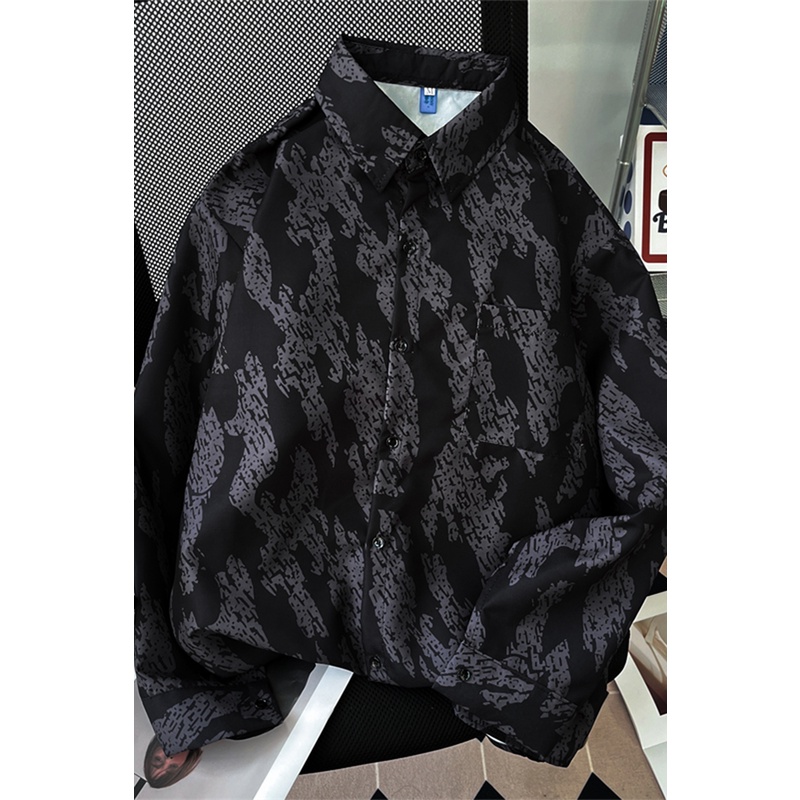 Áo Khoác Sơ Mi Tay Dài Dáng Rộng Phong Cách Nhật Bản Thời Trang Mùa Xuân Cho Nam Và Nữ