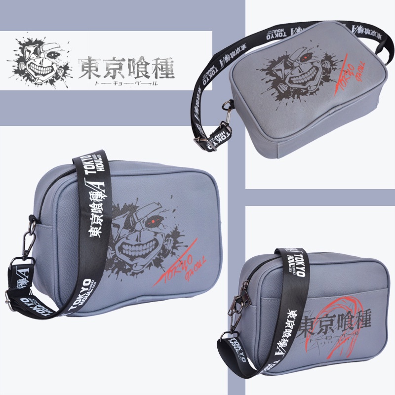 Túi Đeo Chéo Da PU Dáng Vuông Nhỏ In Hoạt Hình Hàng Xóm Của Tôi Là Totoro Dragon Ball One Piece Naruto Attack On Titan Demon Slayer 12 Loại Tùy Chọn Cho