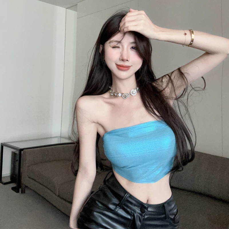 Áo Ống Màu Sắc Thời Trang Mùa Hè Quyến Rũ Cho Nữ
