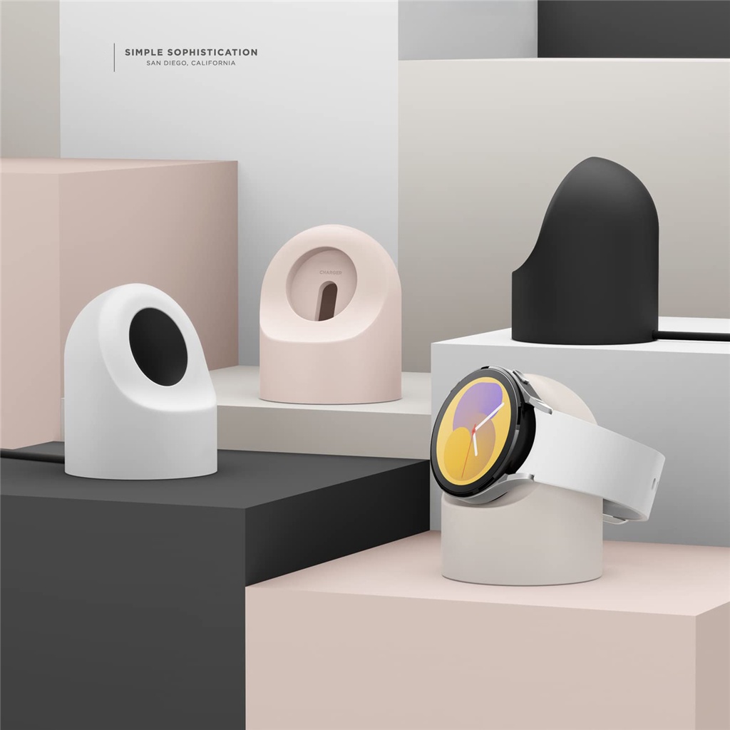 Silicone Giá Đỡ Điện Thoại Bằng Silicon Cho samsung galaxy watch 3 4 5 6 pro 40mm 41mm 42mm 43mm 44mm 45mm 46mm 47mm