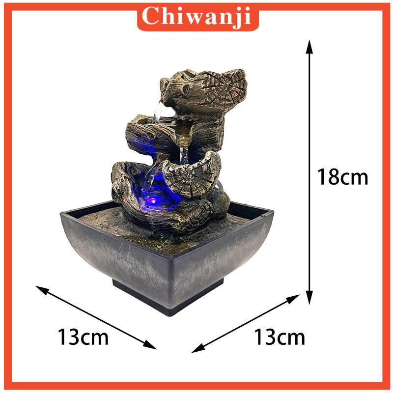 Đài Phun Nước Để Bàn Có Đèn LED Độc Đáo
