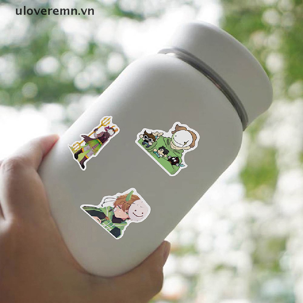Set 100 Sticker Chữ Dream Smp Dán Trang Trí Ván Trượt Laptop Xe Máy