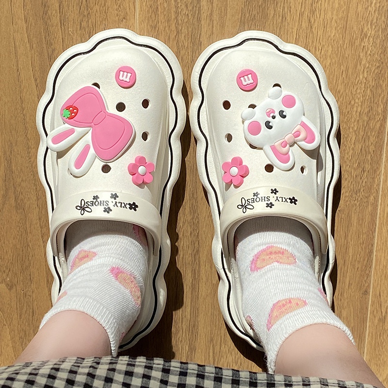 Dép Sandal Hình Thỏ Hoạt Hình Dễ Thương