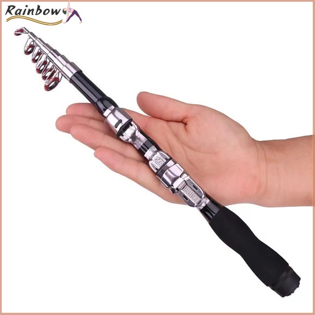 Cần Câu Cá Mini 1m-2.3m Frp Có Tay Cầm Chống Trượt Thoải Mái